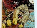 HIRAX - RAGING VIOLENCE LP - ORIGINAL METAL BLADE PRESSING - 1985  NM - RARE