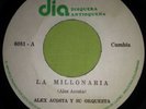 ALEX ACOSTA rare 45 cumbia LA MILLONARIA latin DIA colombia Listen ?