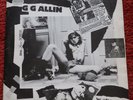 Rare VINYL 2LP GG ALLIN DIRTY LOVE SONGS 1987 FAN CLUB POSTER Metal Punk
