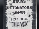The Stains, Sin 34, etc.. flyer  11