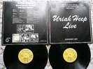 URIAH HEEP LIVE RARE ISRAEL 1ST PRESS MATRIX A1/B1/A2/B2 1973 EX-/EX TO EX+