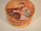 ELVIS PRESLEY round ceramic music box by Nate Giorgio, plays Return To Sender