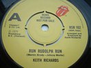 RARE KEITH RICHARDS (ROLLING STONES) DEMO RUN RUDOLPH RUN VG+++ CONDITION