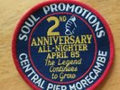 NORTHERN SOUL PATCH - MORECAMBE CENTRAL PIER  2nd ANNIVERSARY April 85