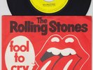 The ROLLING STONES * Fool To Cry * 1976 Dutch 45 * Unique Picture Sleeve