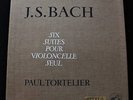 PAUL TORTELIER Bach Six Suites Pour Violoncelle Seul French ASDF 217-19 STEREO