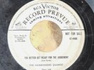 SOUTHERN GOSPEL promo 45: THE HARMONEERS QUARTET (RCA Victor Prevue 47-4480)