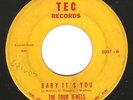 Northern Soul Girl Group 45 FOUR JEWELS Baby It's You/Wrong For You TEC Doo Wop