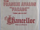 Pop 45 FRANKIE AVALON Facade CHANCELLOR VG+ promo 4-song EP picture sleeve