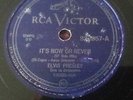 ELVIS PRESLEY - Now or Never 78 RPM BRAZIL Blue RCA on VG+  ===IT's NOT lp mono
