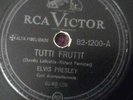 ELVIS PRESLEY - Tutti Frutti 78 RPM BRAZIL Black RCA on VG-  ===IT's NOT lp mono