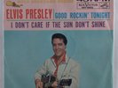 Rock & Roll 45 ELVIS PRESLEY Good Rockin' Tonight RCA VG+ promo picture sleeve