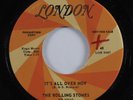 Rock 45 ROLLING STONES It's All Over Now LONDON VG+/VG++ promo HEAR
