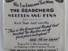 Rock 45 SEARCHERS Needles and Pins KAPP VG+ promo picture sleeve