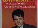 Rock & Roll Gospel 45 ELVIS PRESLEY We Call On Him RCA VG++ promo picture sleeve