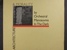 ORCHESTRAL MANOEUVRES IN THE DARK: Architecture & Morality LP (UK, die-cut cove