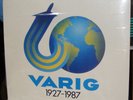VARiG AiRLiNES 1927-1987 PiCTURE DiSC ViNYL LP CARLOS ANTONiO JOBiM / LUIS BONFA
