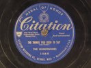 78 RPM -- The Humdingers, Citation 1154, E  Les Paul & Mary Ford rarity - Guitar