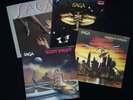 SAGA: SILENT KNIGHT, WORLDS APART (PICTURE), HEADS OR TALES & MUCH MORE 7 LP LOT