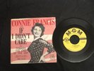 CONNIE FRANCIS--TOUGH PICTURE SLEEVE + 45--(IF I DIDN'T CARE) MGM K12769. NrMt
