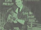 ELVIS PRESLEY--GREEN VARIATION PICTURE SLEEVE + 45--(LOVE ME TENDER)--PS--PIC
