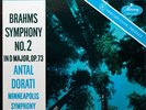 Audiophile Mercury, Johannes Brahms, Symphony No. 2, Dorati VG+/VG+