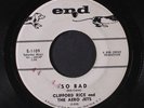 CLIFFORD RICE & AERO JETS: So Bad / Sad Saturday 45 Hear  (rubber stamp & wol)