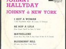 rare 45 tour EP YOUGOSLAVIE JOHNNY HALLYDAY  à NEW YORK be bop a lula   53201