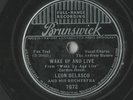 Andrew Sisters Early Record-Leon Belasco-Brunswick 7872-Wake Up and Live-LISTEN
