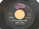 JIMMY LEWIS Feelin In Mah Bones/Don’t Leave Me Darling 45 Rare Soul HEAR