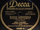 Bing Crosby DECCA 18429 White Christmas / Let's Start The New Year Right (A06)