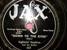 LIGHTNIN' HOPKINS / Down To The River - Gone Again / JAX 661 /  78rpm Record