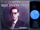 BILL EVANS TRIO Portrait In Jazz LP RIVERSIDE RM 12-315 US '60 MONO Scott LaFaro