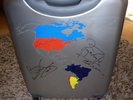 QUEEN, Freddie Mercury, Roger Taylor, Brian May, Adam Lambert, SIGNED SUITCASE