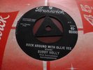 BUDDY HOLLY ROCK AROUND WITH OLLIE VEE 1958 BRUNSWICK TRI 45-05800 RARE