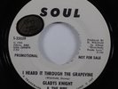 Northern Soul 45 GLADYS KNIGHT Heard It Through Grapevine SOUL VG++ promo HEAR