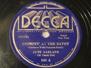 JAZZ JUDY GARLAND BOB CROSBY Stompin' At The Savoy DECCA 848 E-