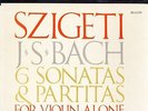 VANGUARD - BACH - SZIGETI - SONATAS & PARTITAS FOR SOLO VIOLIN - 3LP - EX