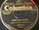 LEAKE COUNTY REVELERS  Crow Black Chicken   Columbia Viva-Tonal 15318  78rpm