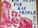 x V/A Rat Music For Rat People Vol. 2 LP (1984) original PUNK/HARDCORE red wax