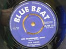 Titus Turner 45 Miss Rubberneck Jones bw Way Down Yonder on Blue Beat ska UK