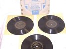 SET OF 3 WINNIE THE POOH - CHRISTOPHER ROBBIN SONG VICTOR PHONOGRAPH 7