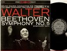 MS 6055 6 eye Bruno Walter, Beethoven Symphonies #4 & #5, Columbia Symphony Orch