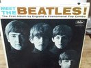 MEET THE BEATLES LP CAPITOL T2047 MONO ORIGINAL 1964 1st PRESS NO PUB CREDITS