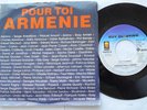 AZNAVOUR JOHNNY HALLYDAY Pour toi Armenie PS CANADA 1989 45 Patricia Kaas BIRKIN
