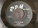 Pat Cupp, RPM 461, Do Me No Wrong & Baby Come Back, Great rocker