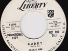 JACKIE DESHANNON Buddy RARE 1958 her second 45 rockabilly JACKIE DEE teen HEAR