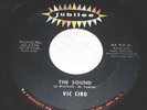 RARE Vic Ciro-The Sound/That's Just My Way-Jubilee 5376-HALLOWEEN  45 RPM EX/EX
