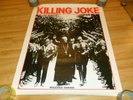 KILLING JOKE - POPE NAZI POSTER FROM THE 80'S PUNK MADE IN ENGLAND EX 86 X 68cm
