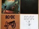 4x ACDC Vinyl LP: For those about to Rock, Flick of the Switch, Back in Black...